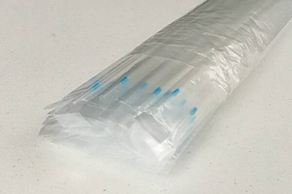 INDIVIDUALLY WRAPPED BLUE SHEATHS